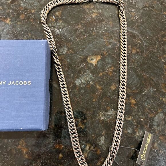 Unisex Anthony Jacobs stainless steel necklace - Picture 2 of 7